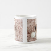 Heilige Baptisme Elegant Modern Chic Heart Baby Fo Koffiemok (Center)