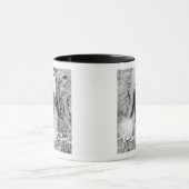 Heilige Baptisme Modern Elegant Chic Heart Baby Fo Mok (Midden)