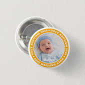 Heilige Baptisme Simple Moderne Custom Photo Ronde Button 3,2 Cm (Voorkant /achterkant)