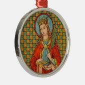 Heilige Barbara van Nicomedia (JP 01) Metalen Ornament (Rechts)