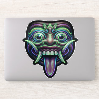 Heilige Barong-masker - Goede Fortune Bali-amulet Sticker