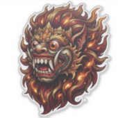 Heilige Barong Sticker - Modern Bali (Voorkant)