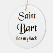 heilige bart keramisch ornament (Links)