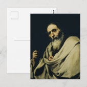Heilige Bartholomeus de apostel – Jusepe de Ribera Briefkaart (Voorkant / Achterkant)