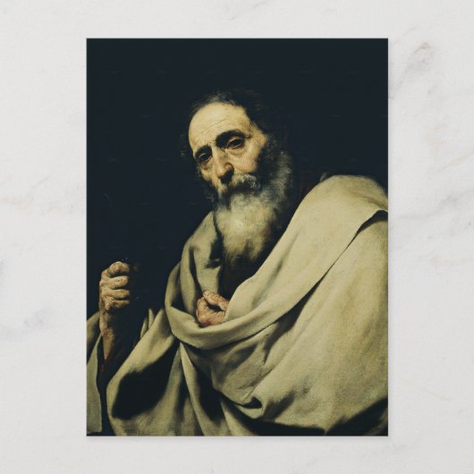 Heilige Bartholomeus de apostel – Jusepe de Ribera Briefkaart (Voorkant)