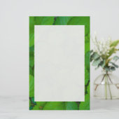 Heilige Basilicum Tulsi groene munt bladeren Briefpapier (Staand voorkant)