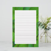 Heilige Basilicum Tulsi groene munt bladeren Briefpapier (Staand voorkant)