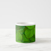 Heilige Basilicum Tulsi groene munt bladeren Espresso Kop (Voorkant)