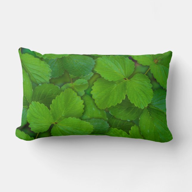 Heilige Basilicum Tulsi groene munt bladeren Kussen (Voorkant)