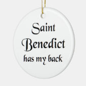 heilige Benedictus Keramisch Ornament (Links)