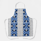 Heilige bergen in blauw schort (Voorkant)