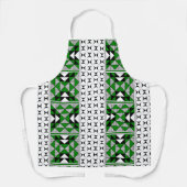 Heilige bergen in het groen schort (Voorkant)
