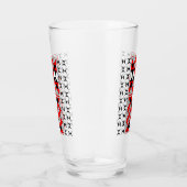 Heilige bergen in het rood glas (Rechts)