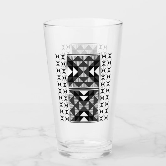 Heilige bergen in houtskool glas (Voorkant)