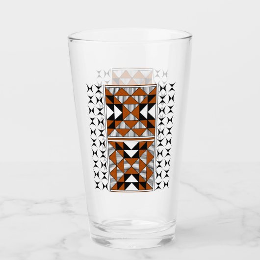Heilige bergen in Roest Glas (Voorkant)