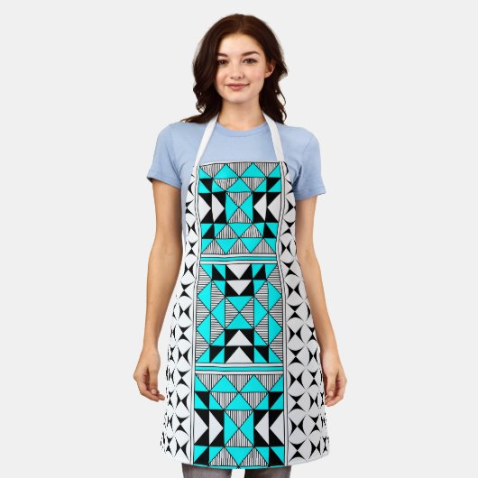 Heilige bergen in Turquoise Schort (Gedragen)