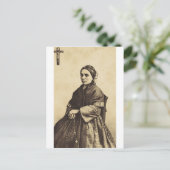 Heilige Bernadette Soubirous Kunst Briefkaart (Staand voorkant)