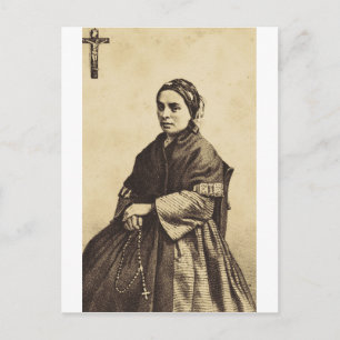Heilige Bernadette Soubirous Kunst Briefkaart