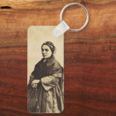 Heilige Bernadette Soubirous Kunst Sleutelhanger (Achterkant)