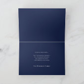 Heilige besneeuwde scène van Kerstmis Feestdagen Kaart (Binnen)