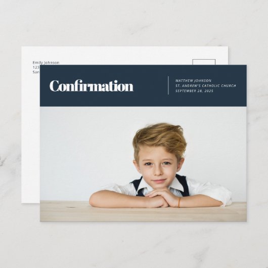 Heilige Bevestiging | Aangepaste foto Briefkaart (Voorkant / Achterkant)