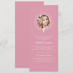 Heilige Bevestiging   Aangepaste foto's en eenvoud Kaart