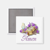 Heilige Bijbel Amen Magneet (Voorkant / Achterkant)