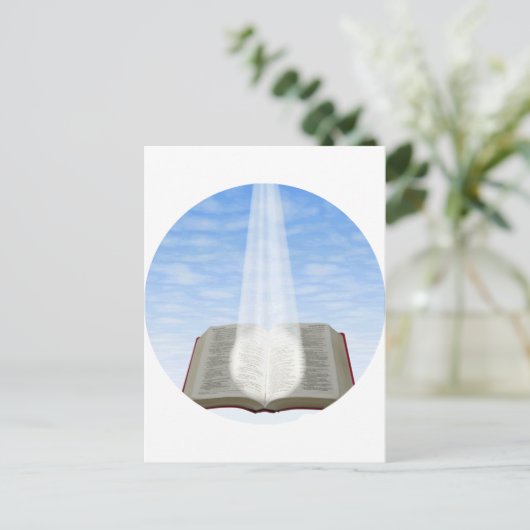 Heilige Bijbel Briefkaart (Staand voorkant)