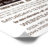 Heilige Bijbel, Christelijke Bijbelklas advertenti Poster (Hoek)