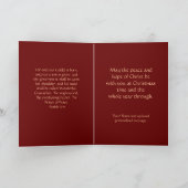 Heilige Bijbel Christelijke Foto Kerst Kaart w / V (Binnen)