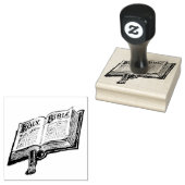 Heilige Bijbel Christelijke Katholieke Schrift Rubberstempel (Gestempeld)