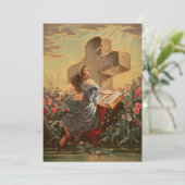 Heilige Bijbel en Kruis Kaart (Staand voorkant)