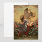 Heilige Bijbel en Kruis Kaart (Voorkant / Achterkant)