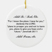 Heilige Bijbel en Schrift - SRF Keramisch Ornament (Achterkant)