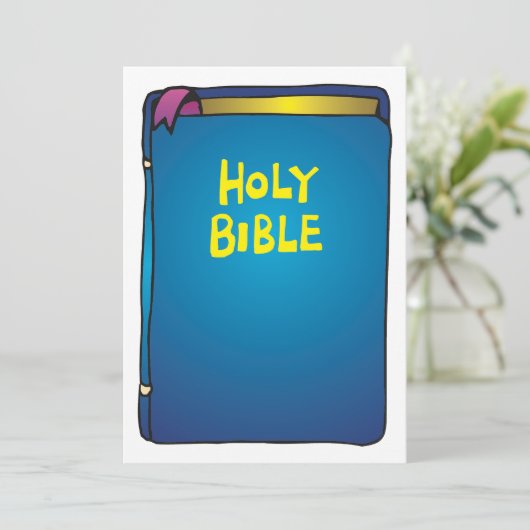 Heilige Bijbel Kaart (Staand voorkant)