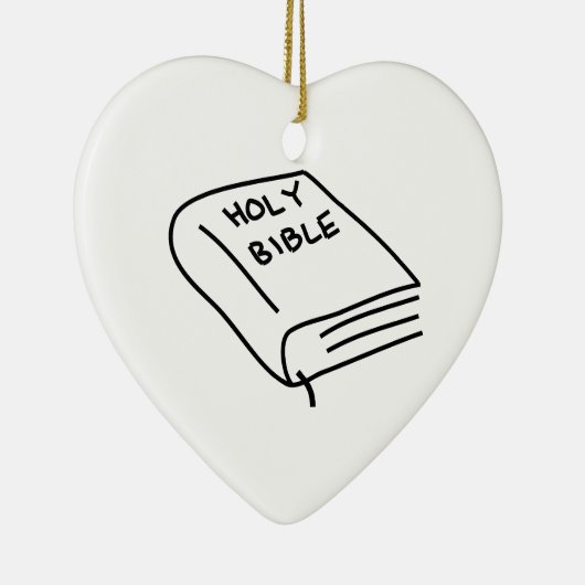 Heilige Bijbel Keramisch Ornament (Rechts)