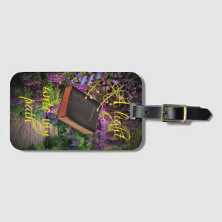 Heilige Bijbel, lichte unto van A mijn weg, Bagagelabel