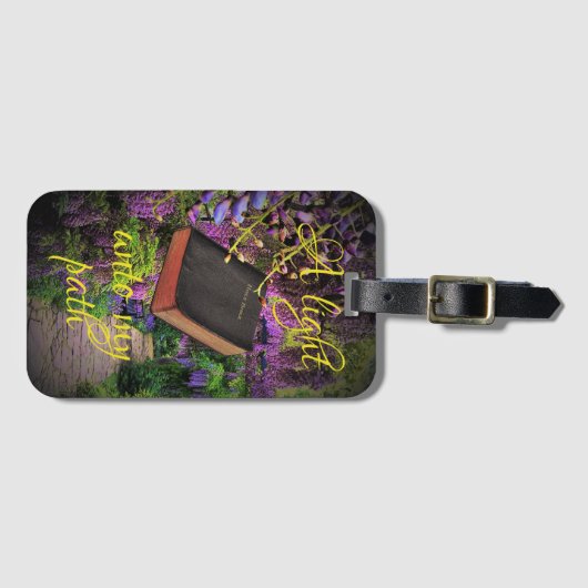 Heilige Bijbel, lichte unto van A mijn weg, Bagagelabel (Voorkant (horizontaal))