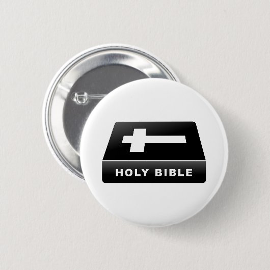 Heilige Bijbel Ronde Button 5,7 Cm (Voorkant /achterkant)