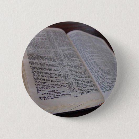 Heilige Bijbel Ronde Button 5,7 Cm (Voorkant)