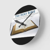 Heilige Bijbel Ronde Klok (Hoek)