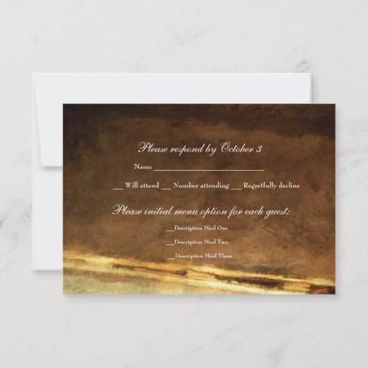 Heilige Bijbel RSVP en Entree Choice (Achterkant)