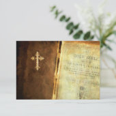 Heilige Bijbel RSVP en Entree Choice (Staand voorkant)