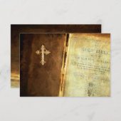 Heilige Bijbel RSVP en Entree Choice (Voorkant / Achterkant)