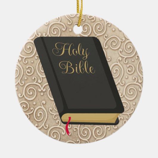 Heilige Bijbel - SRF Keramisch Ornament (Voorkant)