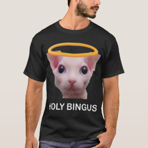 heilige bingus kat t-shirt