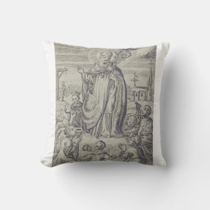 Heilige Bisschop Amandus van Maastricht Heilige ka Kussen
