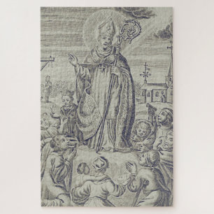 Heilige Bisschop Amandus van Maastricht Heilige ka Legpuzzel