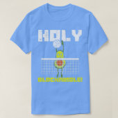 Heilige Blockamole Avocado Volleyball Player Block T-shirt (Design voorkant)