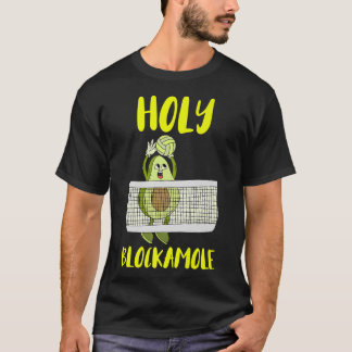 Heilige Blockamole Avocado Volleyball-training T-shirt